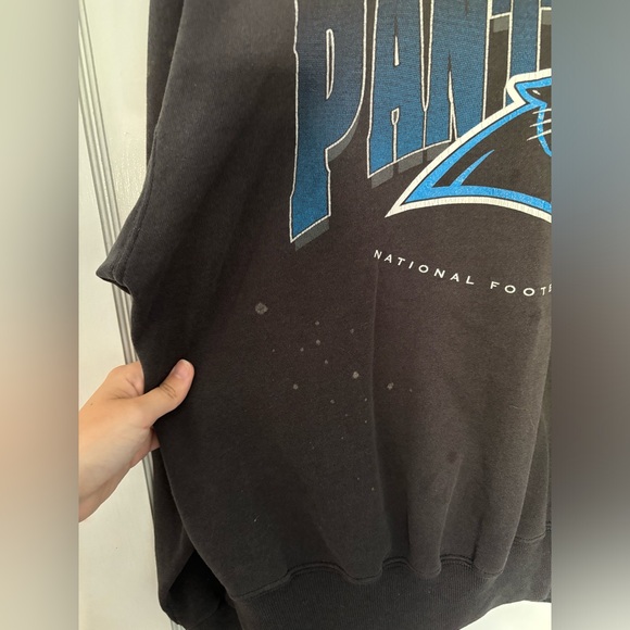 Vintage 1990s Carolina Panthers Crewneck NFL Size XL - Picture 4 of 6